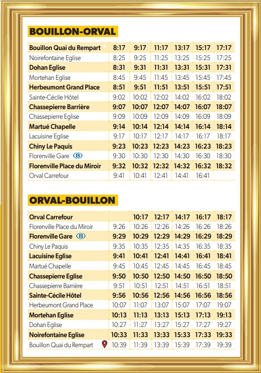 horaires