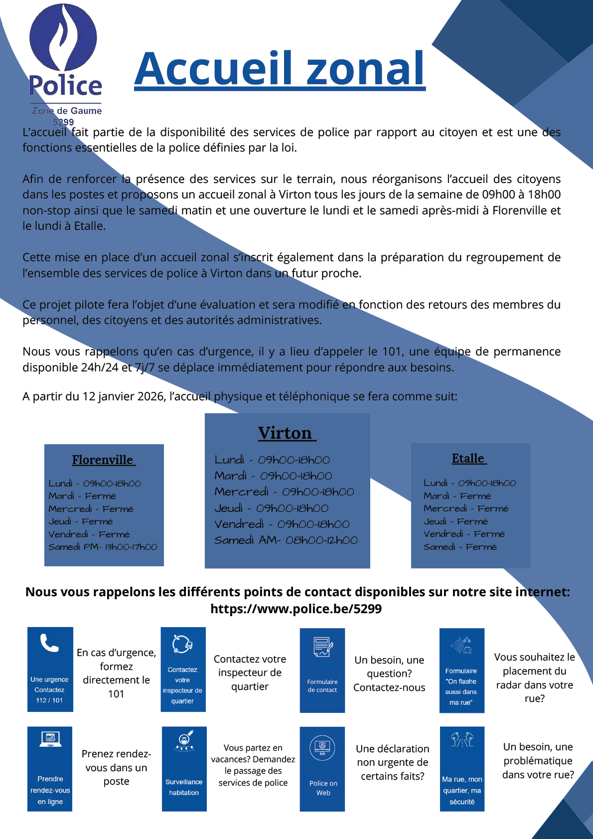 Accueil zonal site internet facebook communes
