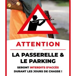 Arrêté de Police - Interdiction d'acces a la Passerelle Himalayenne - Sainte-Cecile et Epioux - Saison chasse 2026-2027
