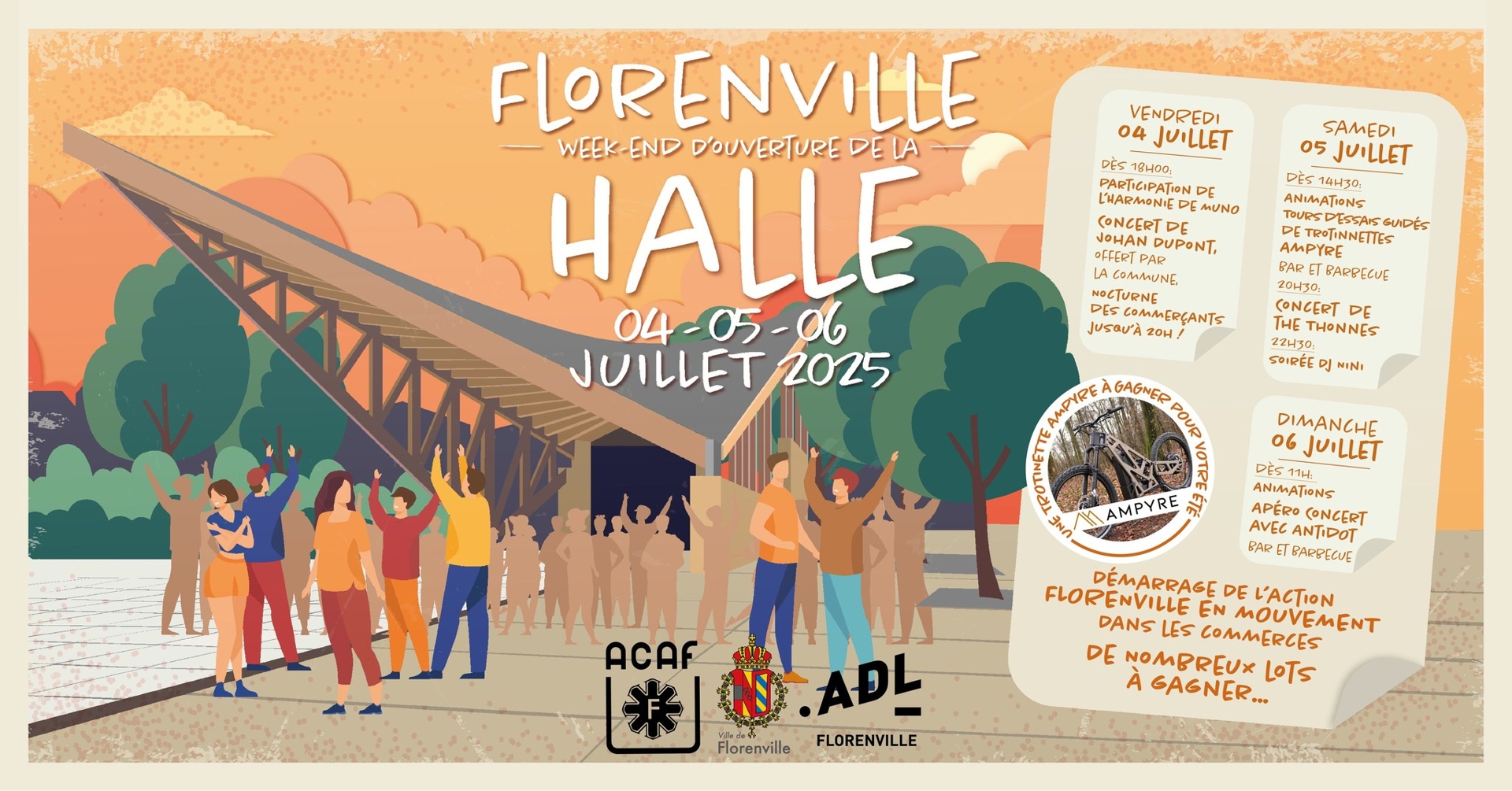 ouverture halle