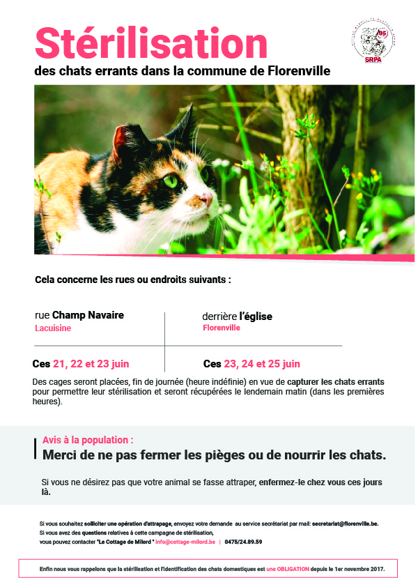 campagne stérilisation juin 2021